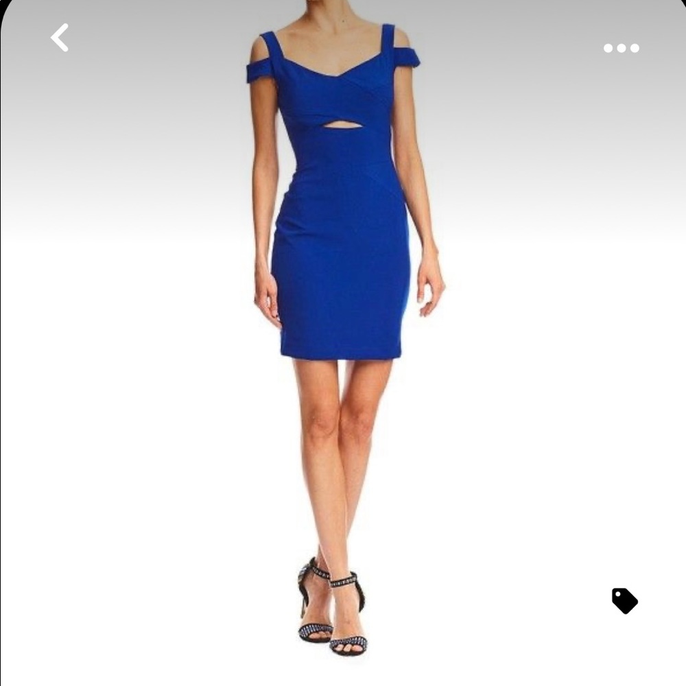 Nicole Miller Collection Royal Blue Cocktail Dress, Size 4